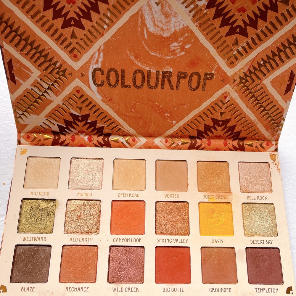 Colourpop Sandstone eyeshadow palette